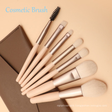 Custom LOGO Foundation Concealer Blush Eyeshadow Makeup Brush Set Vegan Cruelty Free Makeup Brushes Private Label Cosmetic Brush